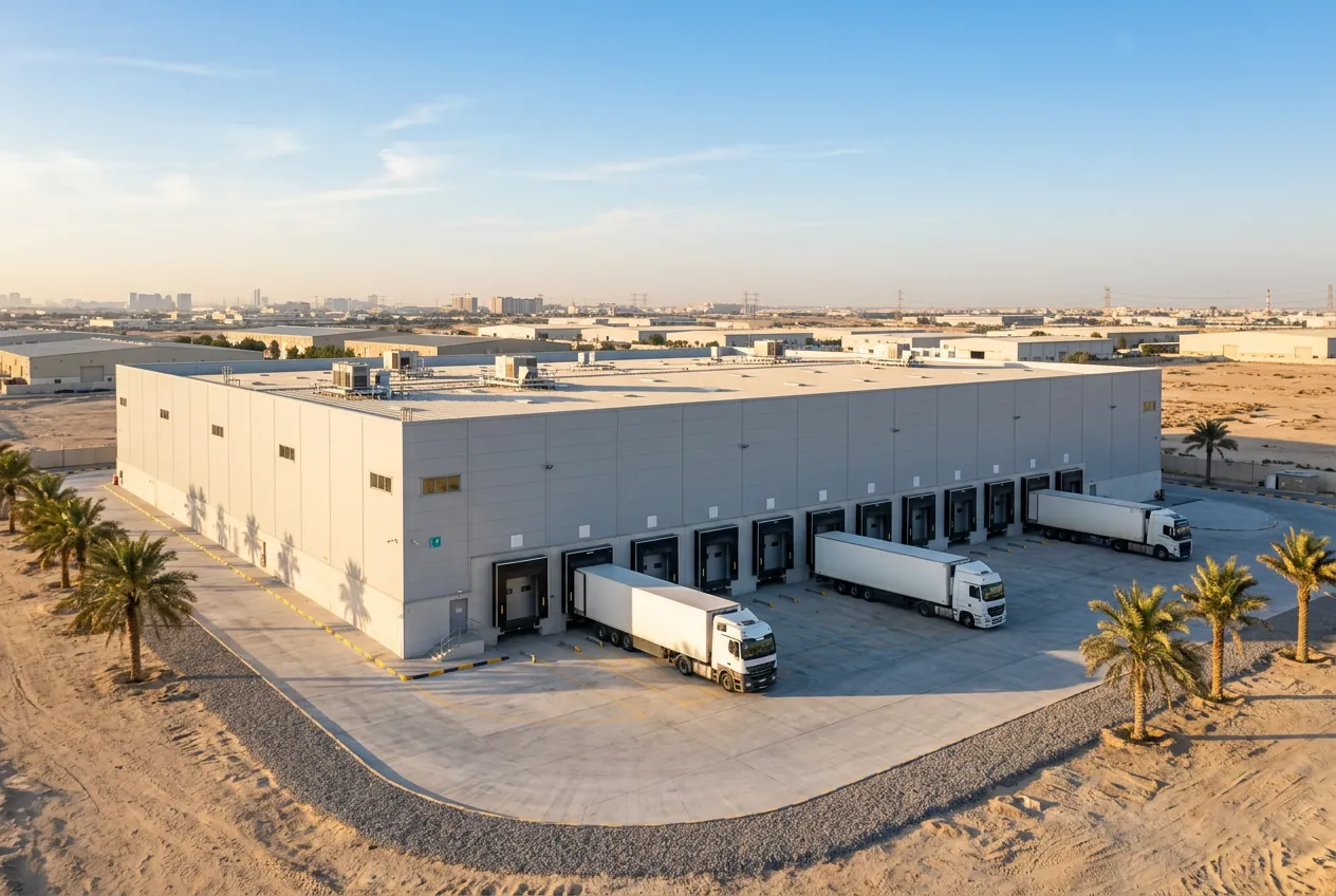 Warehouse in Dubai without protection